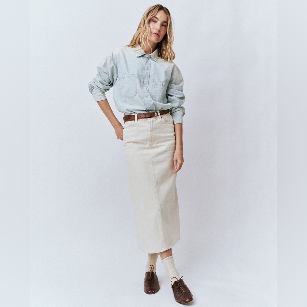 THE GREAT Column Skirt size 31